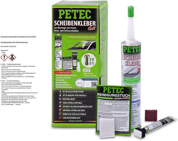 PETEC Scheibenkleber-Set Kartusche